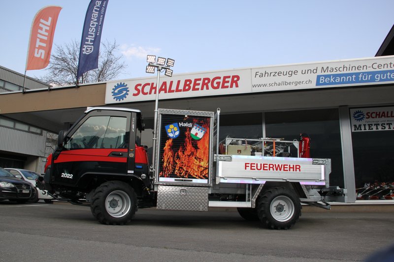 AEBI TP410 für die Feuerwehr Haldi