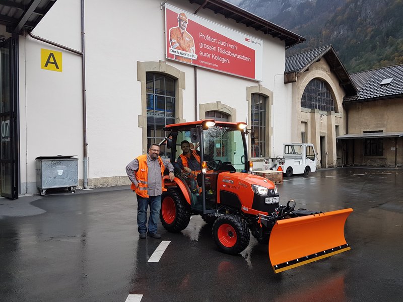 Kubota B2231 für das SBB-Depot Erstfeld