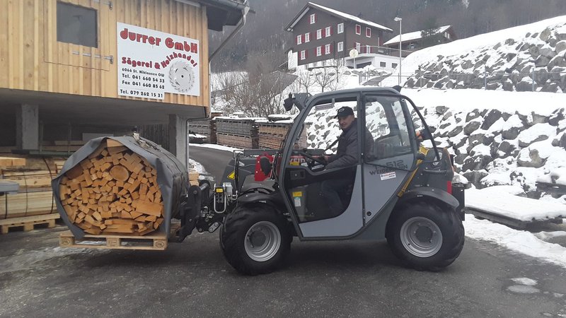 Weidemann T4512 für die Sägerei Durrer