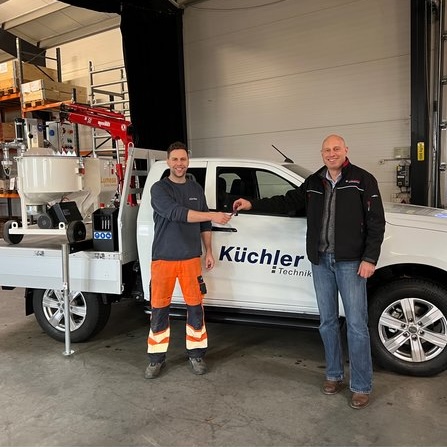 Neuer ISUZU D-Max für Küchler Technik GmbH