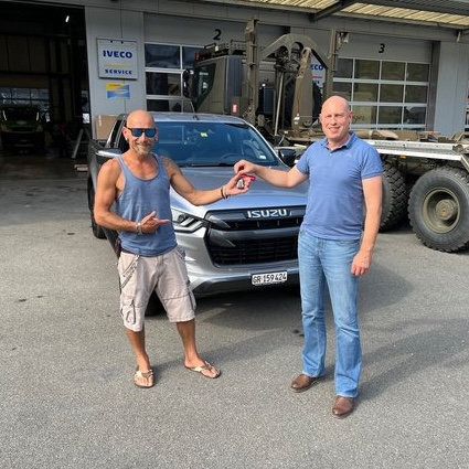 Neuer ISUZU D-Max für Sven Günnthel